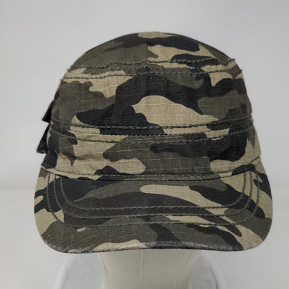 Unbranded Cadet Army Cap Camouflage One Size Adjustable Lightweight Blank