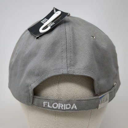 HENEAH Florida Alligator Mascot Gray One Size Baseball Cap Hat Cotton Slideback