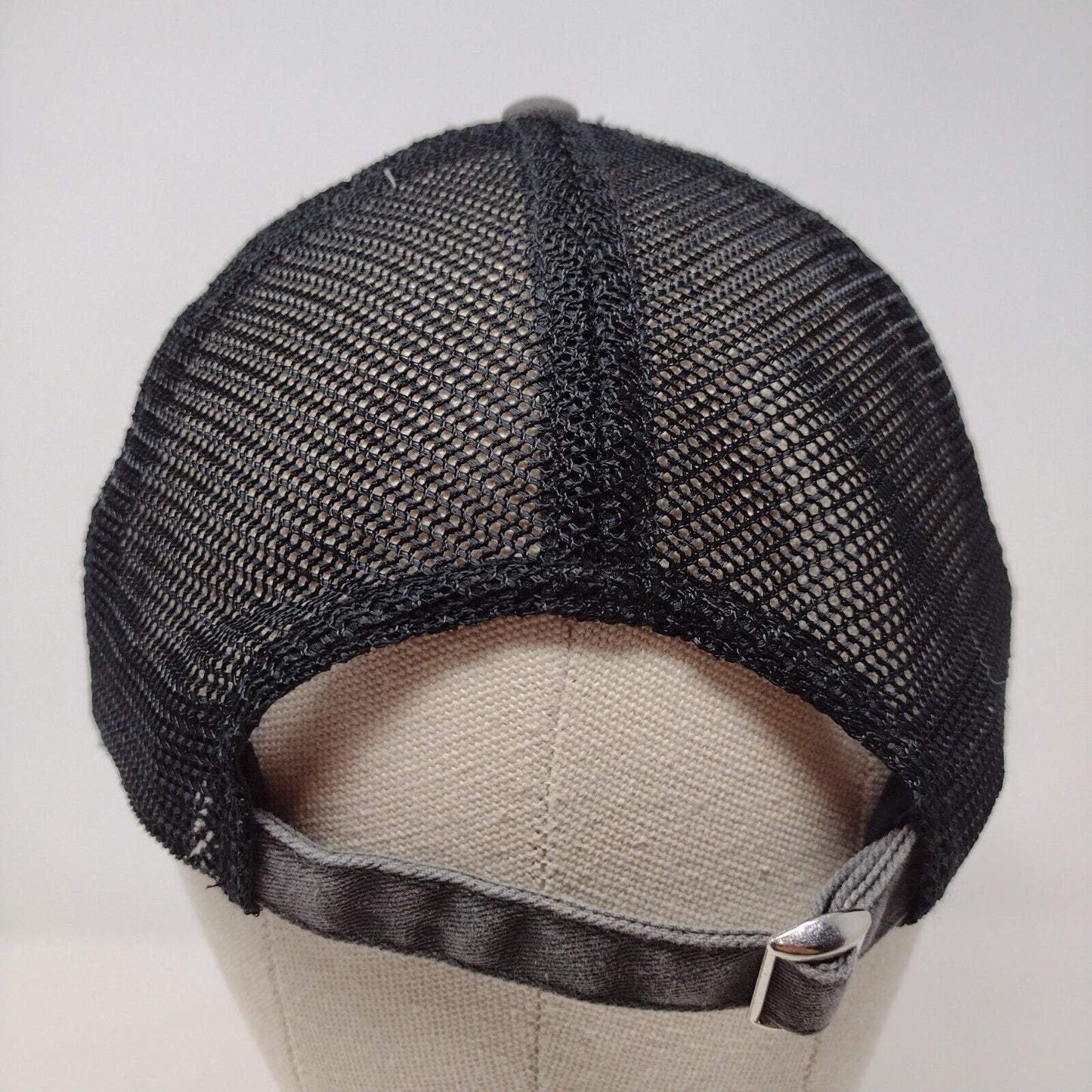 Let Love Grow Slideback Mesh Back Trucker Hat Gray OSFA Mighty Fine