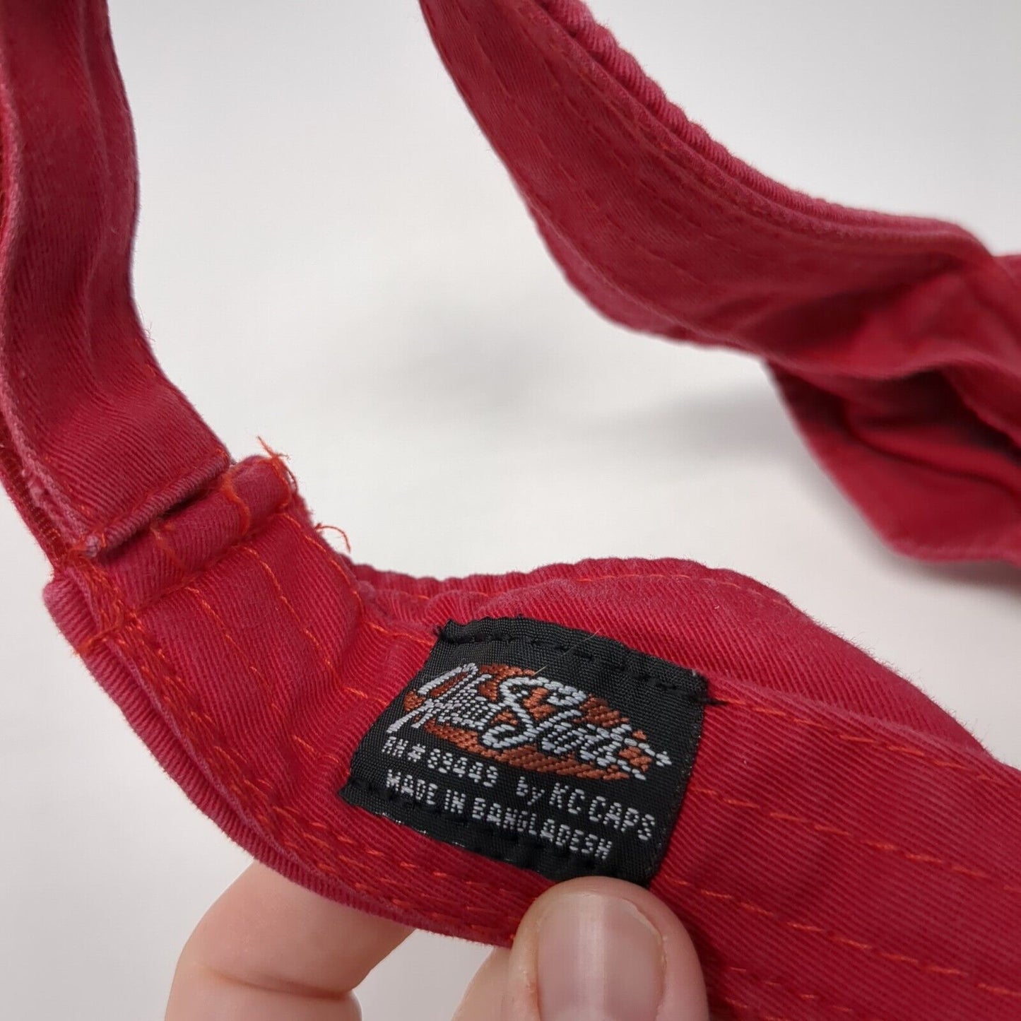 San Antonio TX Strapback Sun Visor Hat Red One Size Adjustable Headshots