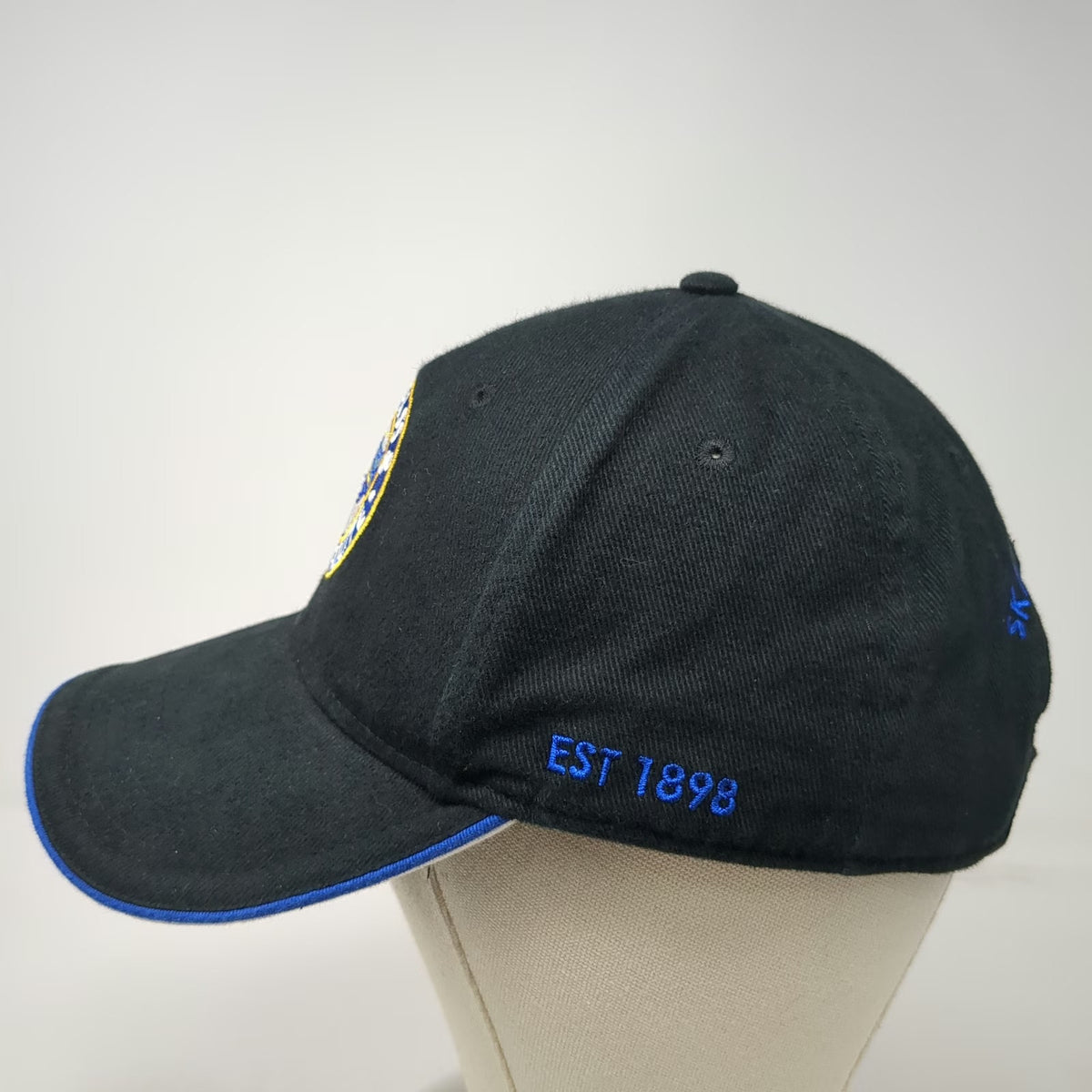White Pass & Yukon Route Baseball Cap Black One Size Skagway Alaska Train Hat