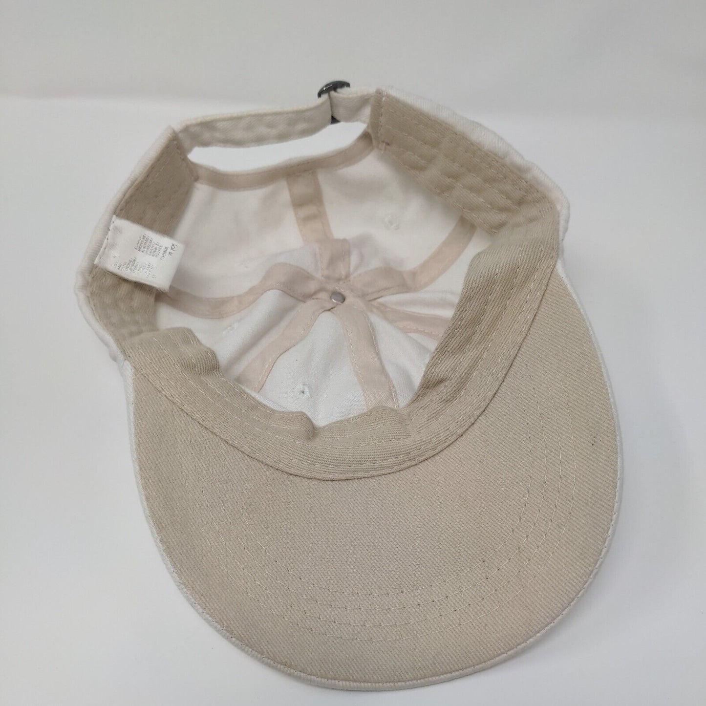 Hallmark Motors LLC Slideback Hat White One Size Adjustable 6 Panel