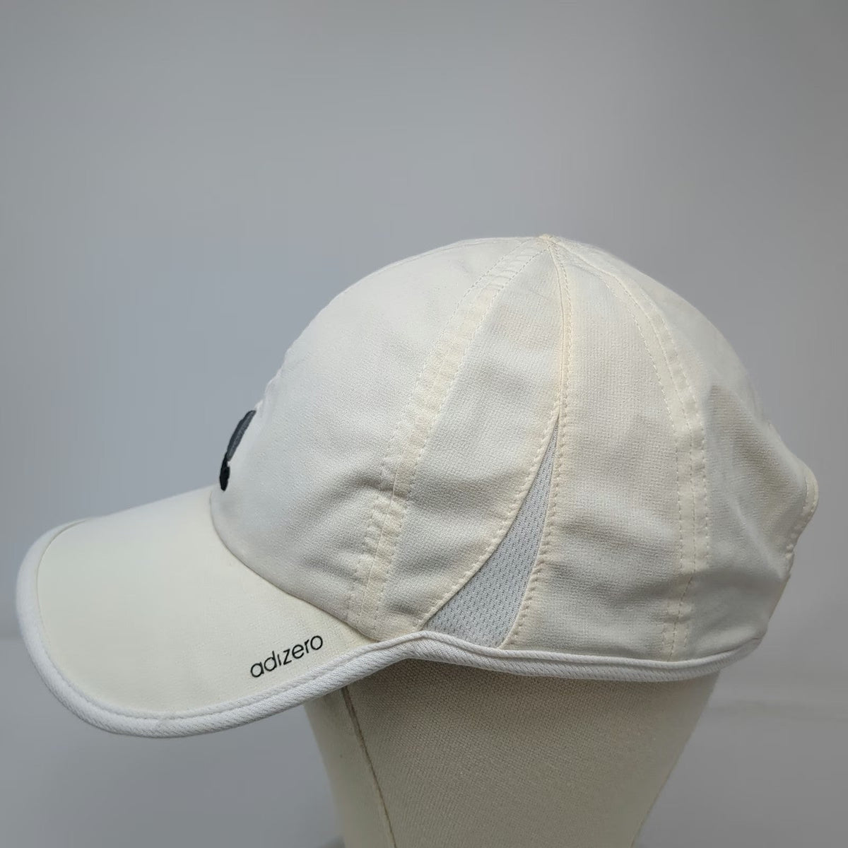 Adidas Baseball Cap White One Size Adizero Mesh Performance Slideback Hat