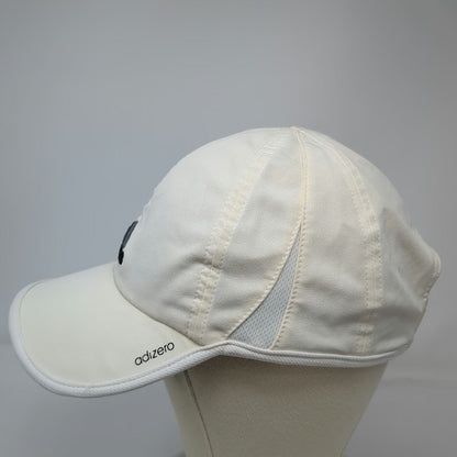 Adidas Baseball Cap White One Size Adizero Mesh Performance Slideback Hat