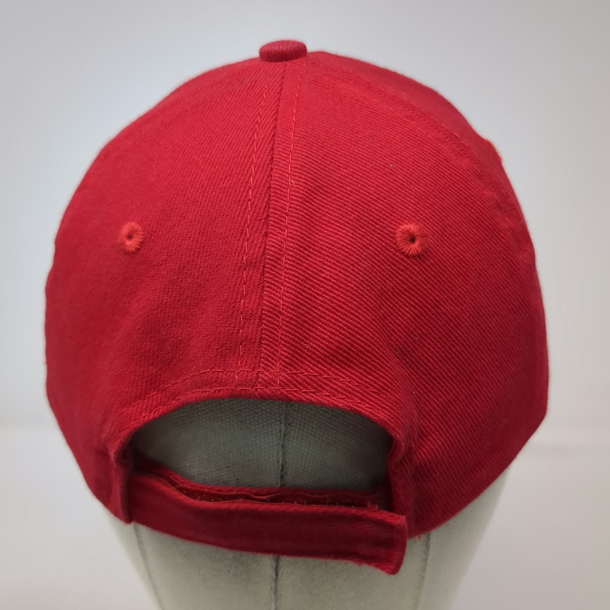 Five Guys Baseball Cap Red One Size Strapback Cotton Embroidered Logo Hat