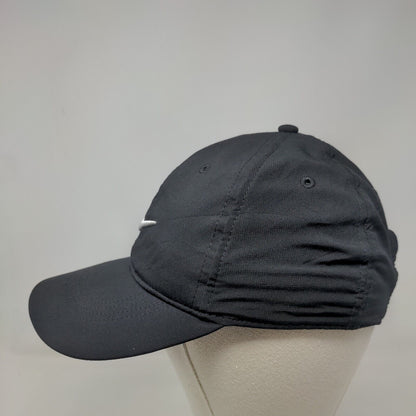 Nike Legacy91 Strapback Hat Black OSFM Embroidered Swoosh Dri-Fit