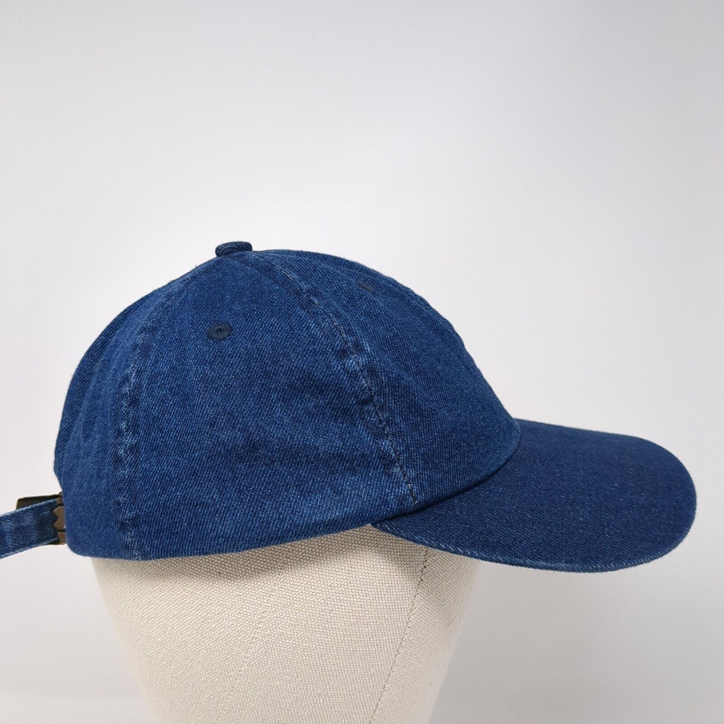 Unbranded Slideback Hat Blue Denim One Size Adjustable 6 Panel Blank