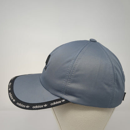 Adidas 3 Stripes Slideback Hat Gray One Size Spell Out Embroidered
