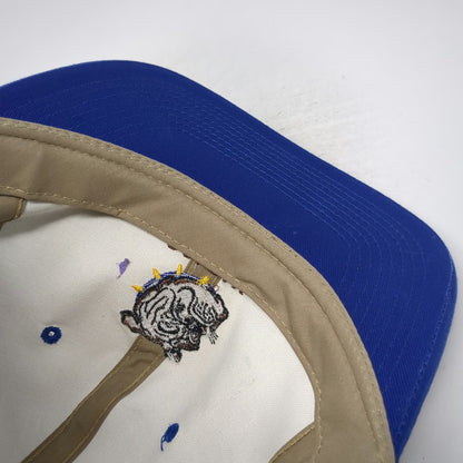 Headliner Baseball Cap Blue Beige One Size Bulldog Colfax Grange Supply Hat