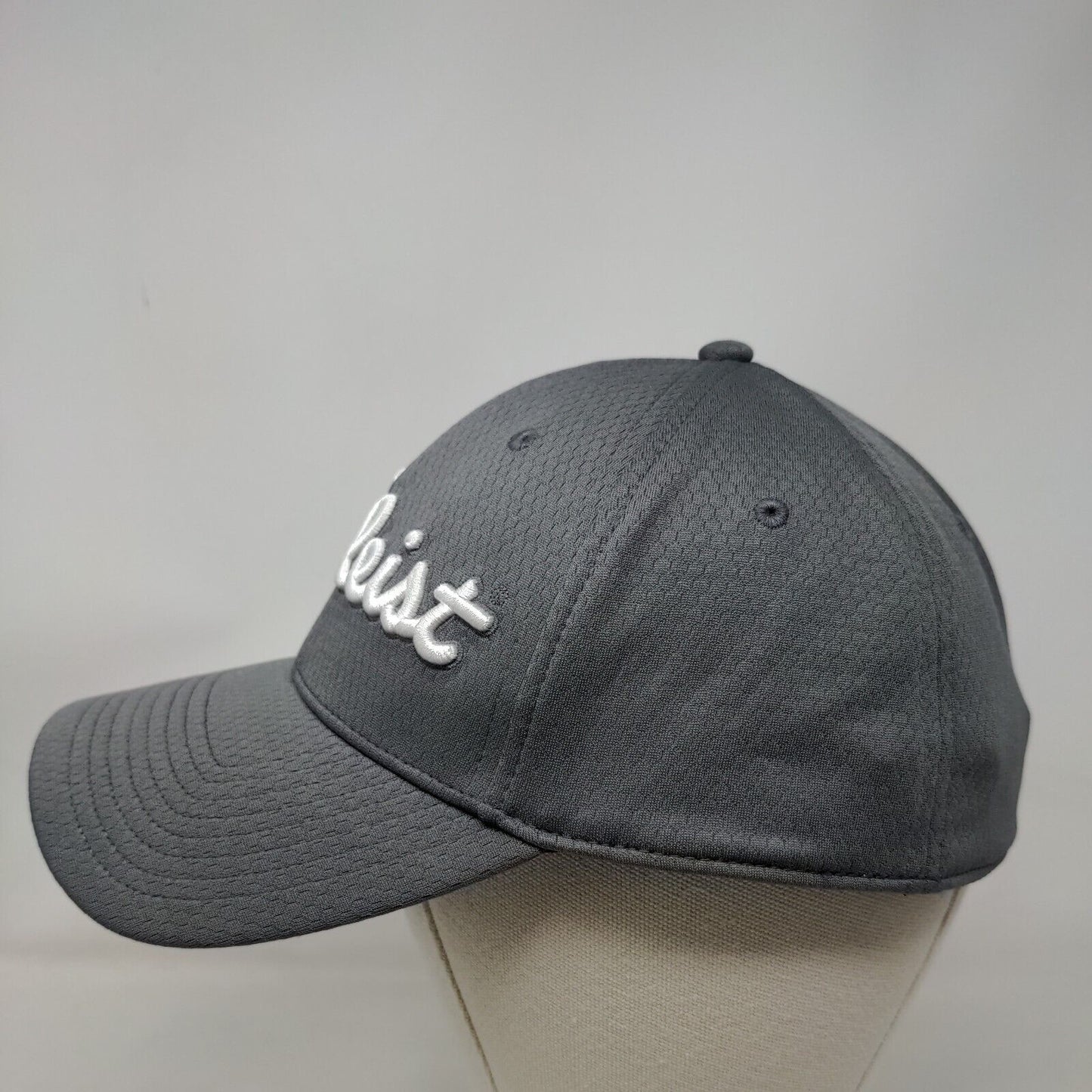 Titleist Cypress Run Fitted Hat Gray M/L Golf's Sym Embroidered 6 Panel