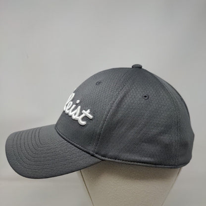 Titleist Cypress Run Fitted Hat Gray M/L Golf's Sym Embroidered 6 Panel