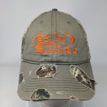 South State Electric Strapback Hat Camouflage OSFM Embroidered Otto