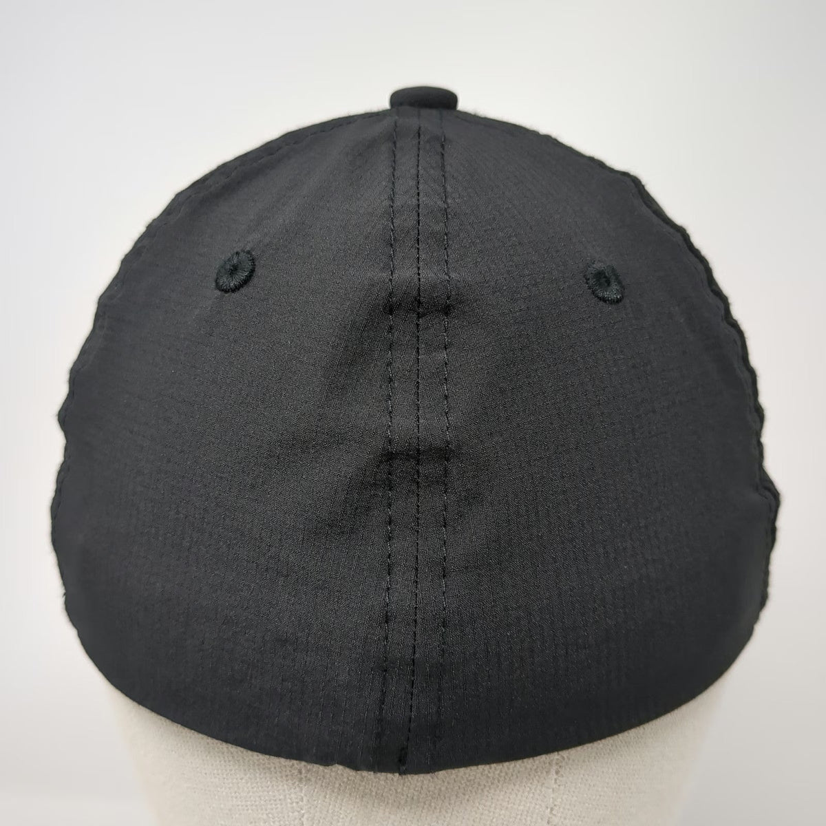 Gearbox Baseball Cap Black One Size Stretch Fit Performance Fabric Red Logo Hat