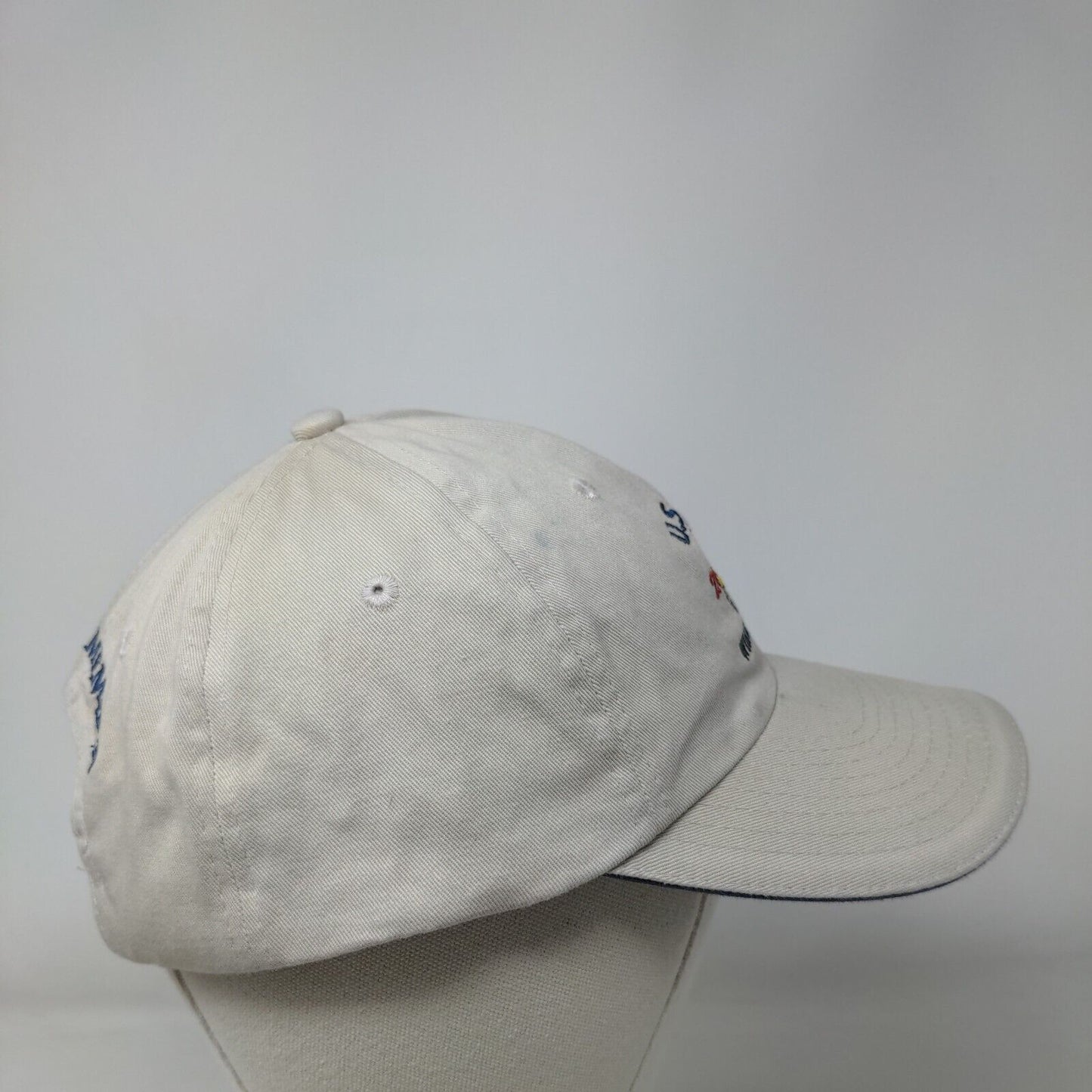 US Open 2006 Winged Foot USGA Member Slideback Hat Tan OS Adjustable Embroidered