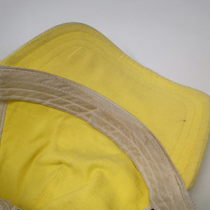 Roxy Trucker Hat Yellow One Size Mesh Snapback Sea Surf Sun Graphic Logo