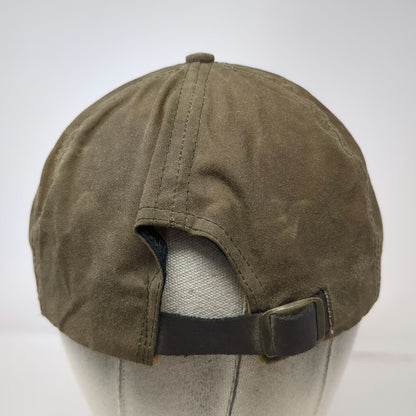 Filson Baseball Cap Brown L-XXL Waxed Cotton Leather Strapback Made in USA Hat