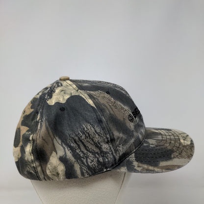 Bell South Snapback Hat Camouflage One Size Adjustable Embroidered 6 Panel