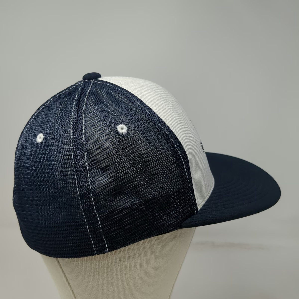 Pacific Headwear Baseball Cap Blue M Mesh Back Flexfit Reliant Structured Hat