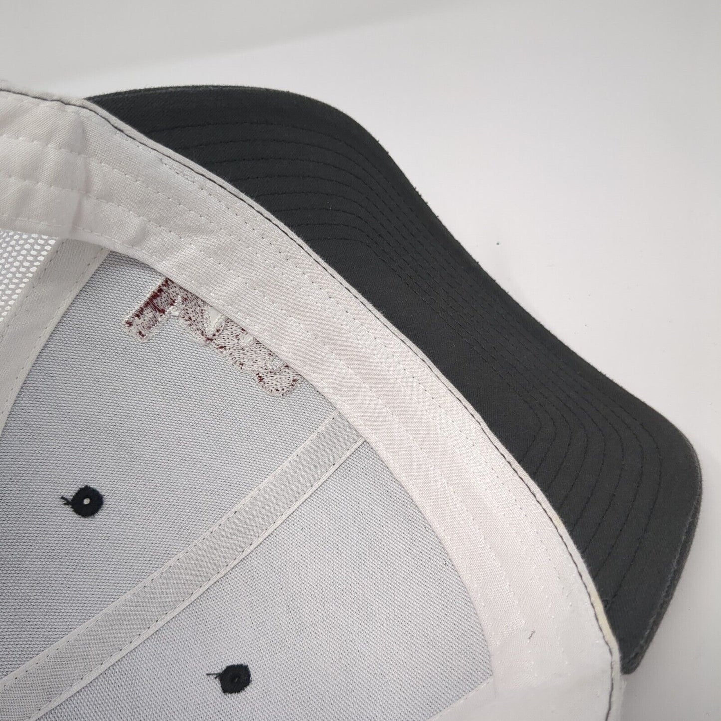 Km Snapback Trucker Hat Gray One Size Adjustable Mesh Back Classics Yupoong