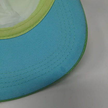 Stitch Snapback Trucker Hat Green One Size Adjustable Embroidered Mesh Back