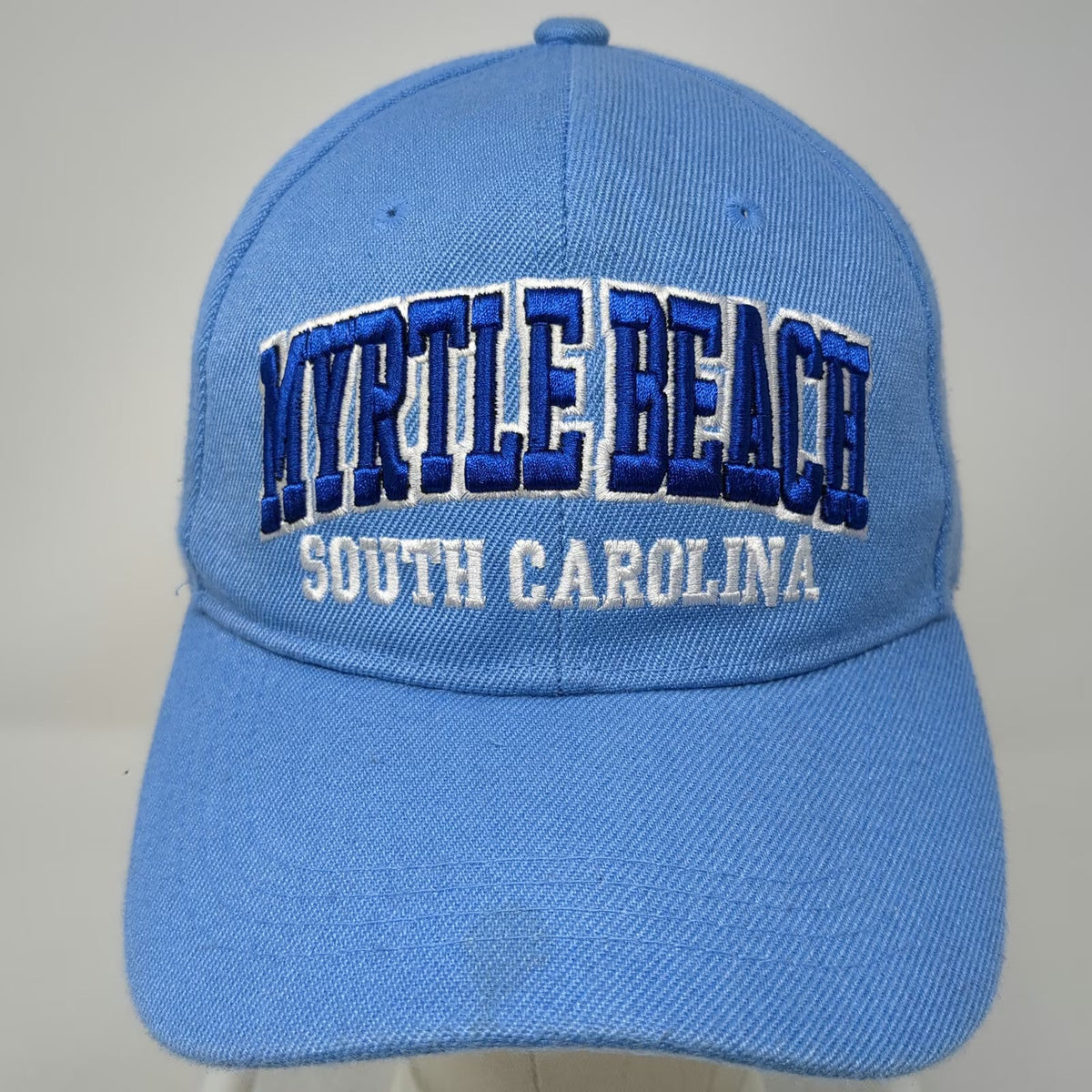 CSI Myrtle Beach South Carolina Baseball Cap Blue One Size Strapback Hat Moon