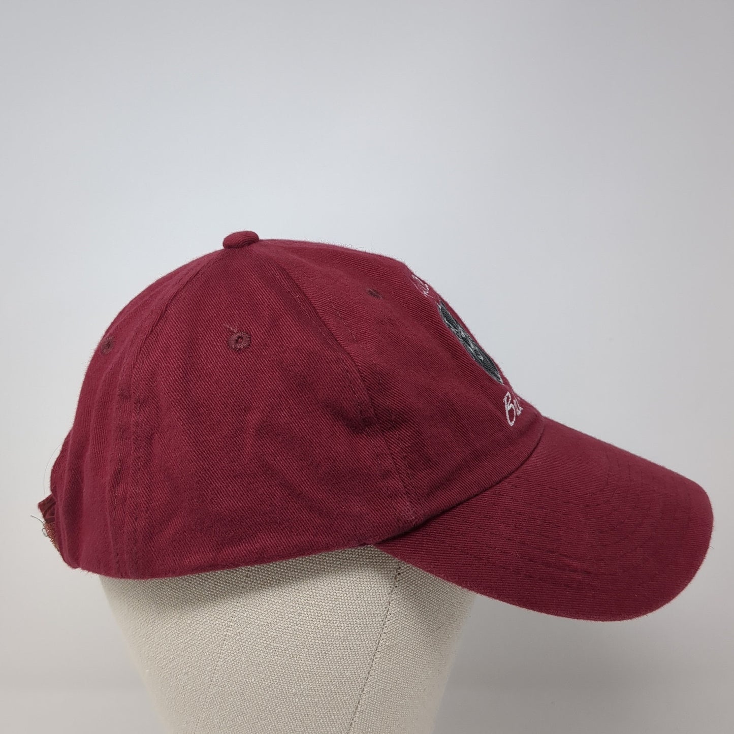 Rolla Bulldogs Strapback Hat Red One Size Adjustable Solid Big O Tires