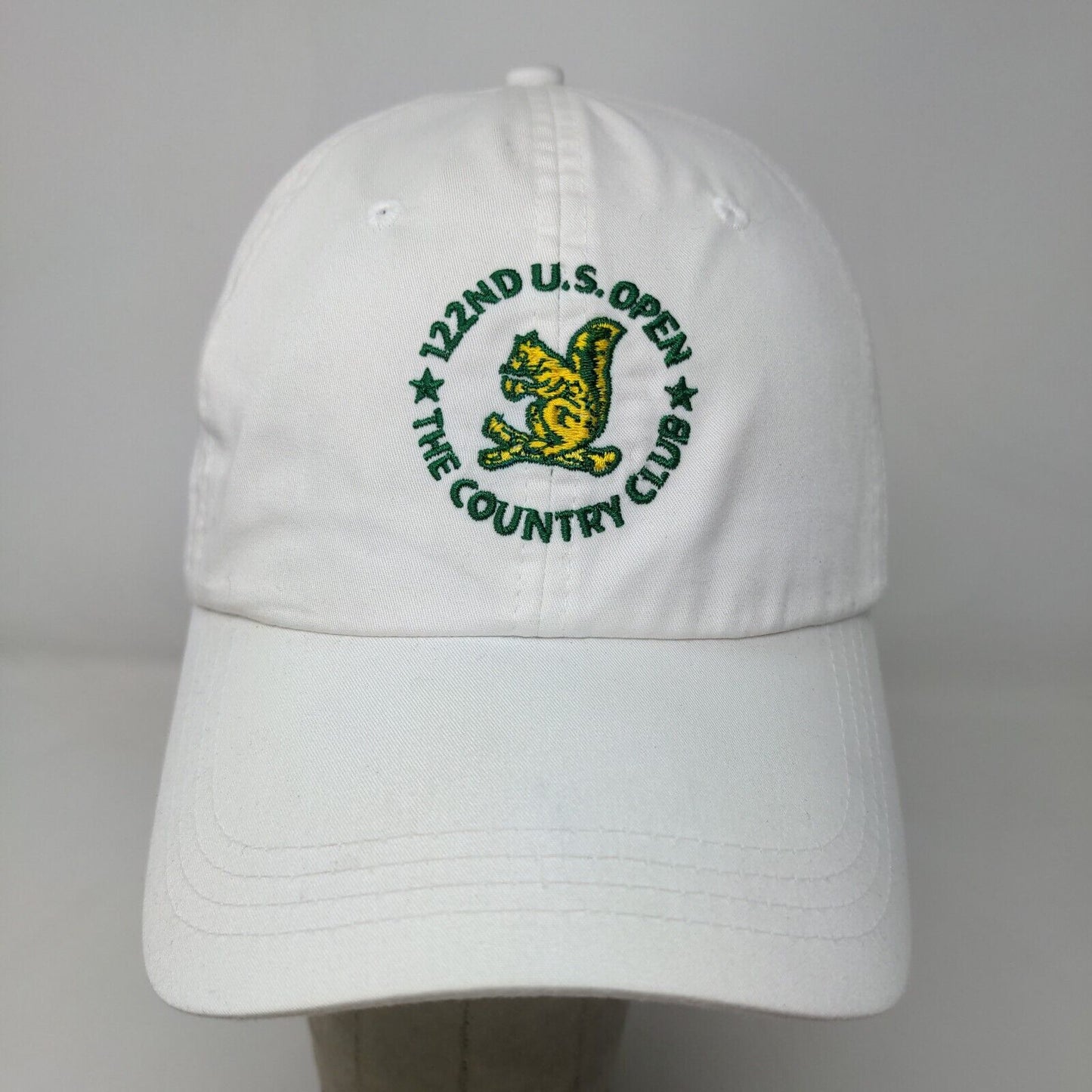 USGA Men's Strapback Hat White Adjustable Embroidered 122nd US Open Logo