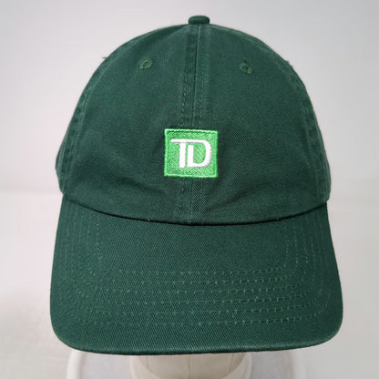 Fersten Worldwide Baseball Cap Green One Size Slideback TD Bank Logo Cotton Hat