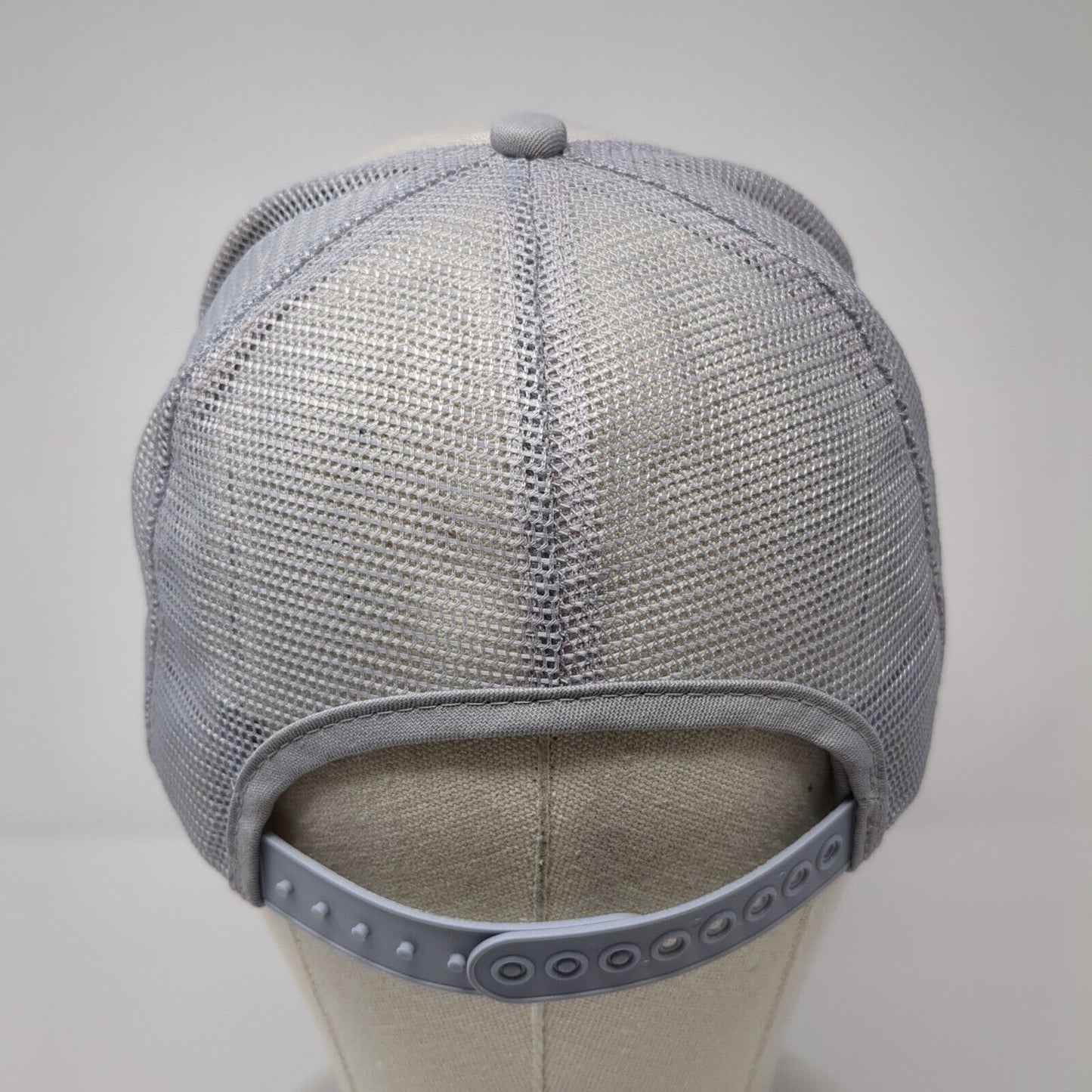 Harris Moran Seed Company Snapback Trucker Hat Gray OSFA Mesh Back