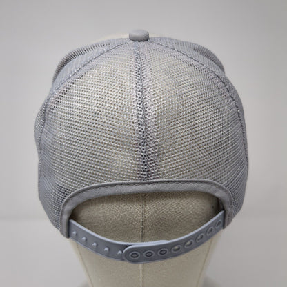Harris Moran Seed Company Snapback Trucker Hat Gray OSFA Mesh Back