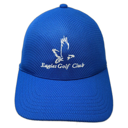 Imperial Eagles Golf Club Hat Blue One Size Baseball Cap Textured Stretch Fit