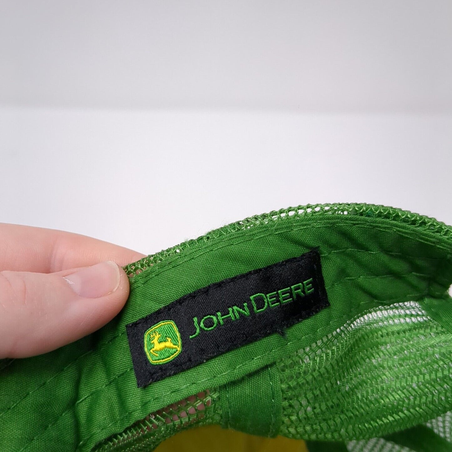 John Deere Snapback Mesh Back Trucker Hat Multi One Size Embroidered