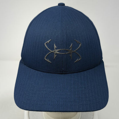 Under Armour Baseball Cap Blue One Size Fish Hooks Logo Strapback Hat Armourvent