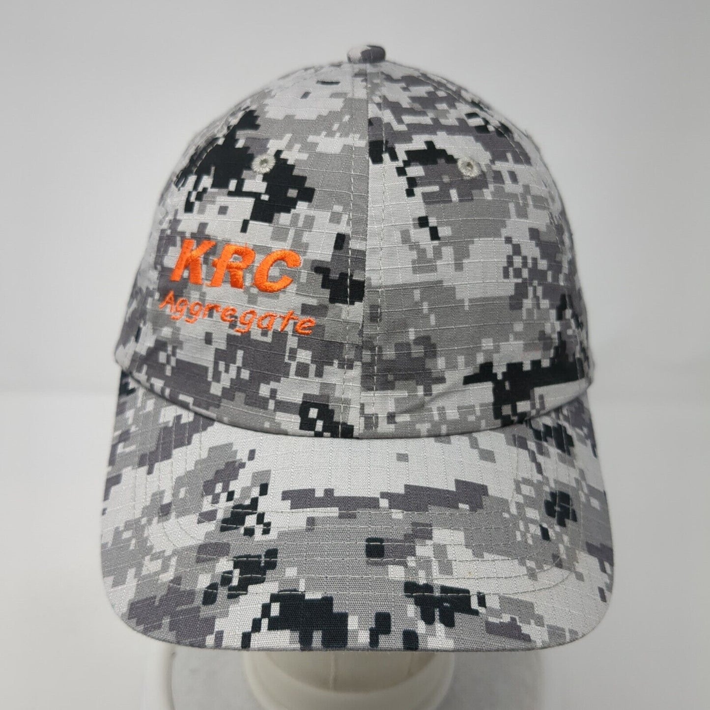 KRC Aggregate Strapback Hat Camo One Size Embroidered Port Authority