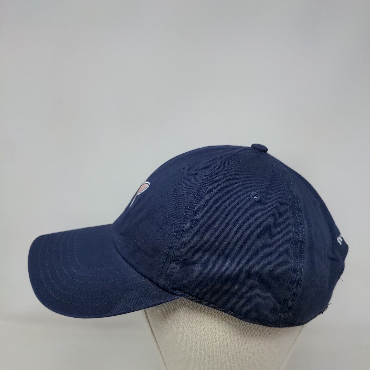 Birddogs Slideback Hat Blue One Size Solid Embroidered Free The Bird