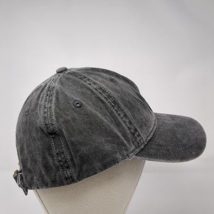 Unbranded Slideback Hat Solid Gray One Size Blank Adjustable Vent Holes