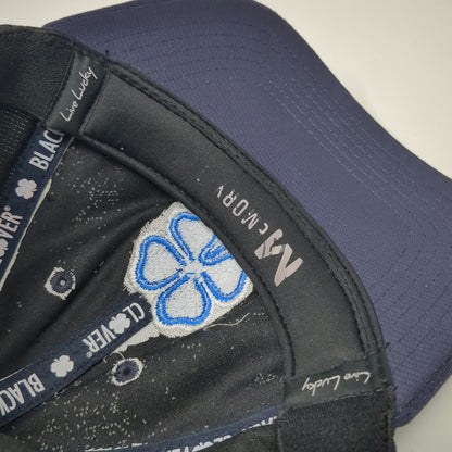 Black Clover Baseball Cap Blue XL Live Lucky Advocates Stretch Memory Fit hat