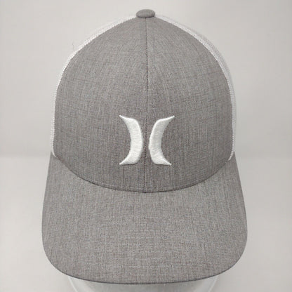 Hurley Snapback Trucker Hat Gray OSFA Adjustable Mesh Back The Classics Yupoong