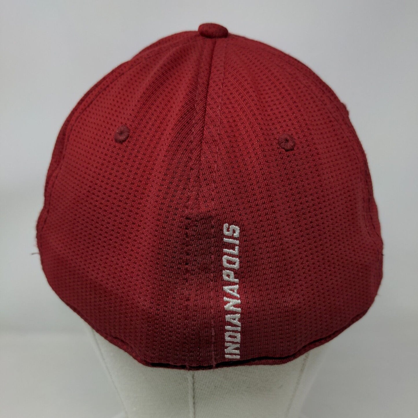 Under Armour Best Way Disposal Indianapolis Fitted Hat Red L/XL Embroidered