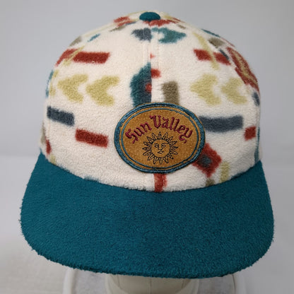 Merkley Headgear Baseball Cap White One Size Fleece Southwestern Sun Valley Hat