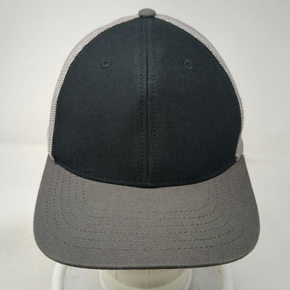 Levelwear Trucker Hat Gray One Size Blank Front McCall Golf Club Snapback