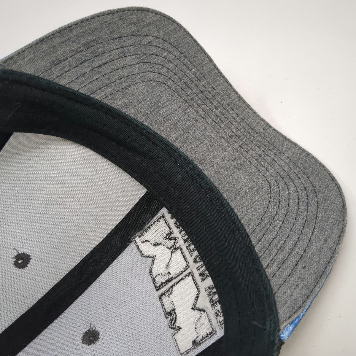 360 Apparel Trucker Hat Gray One Size Mesh Back Snapback Dairy Services Flag