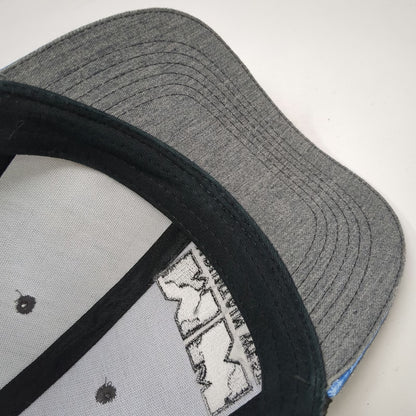 360 Apparel Trucker Hat Gray One Size Mesh Back Snapback Dairy Services Flag