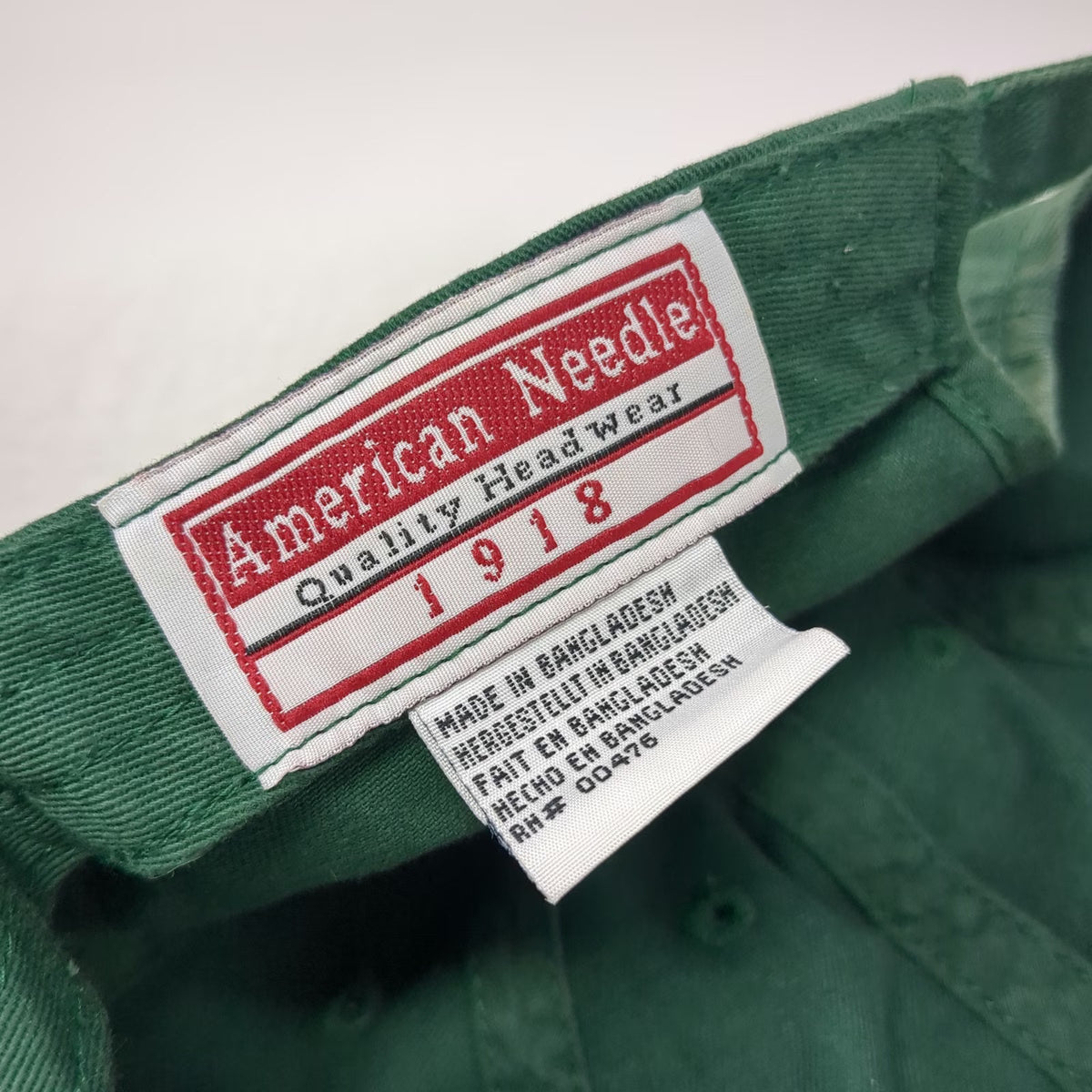 American Needle Baseball Cap Green One Size East Lake Golf Club Strapback Hat