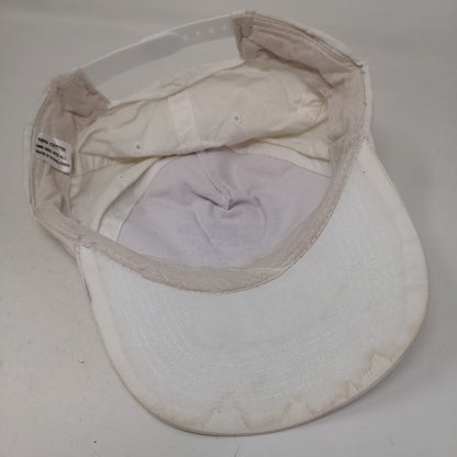 GTE Federal Credit Union Snapback Hat White OSFA Adjustable Vented Holes Cotton