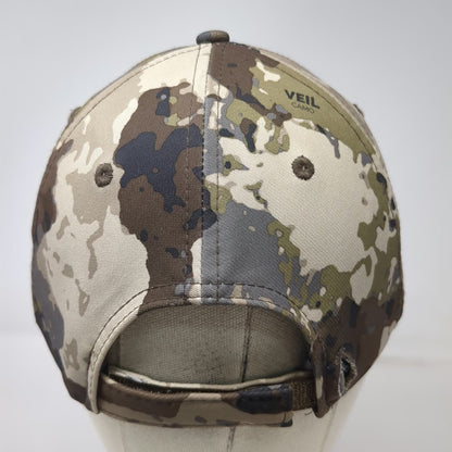 Próis Baseball Cap Beige Camo One Size Strapback Hunting Veil Camo Logo Hat