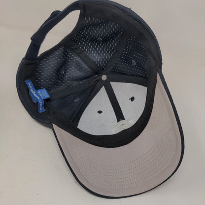 Port Authority Strapback Hat Blue OSFM Adjustable Embroidered Vented Holes