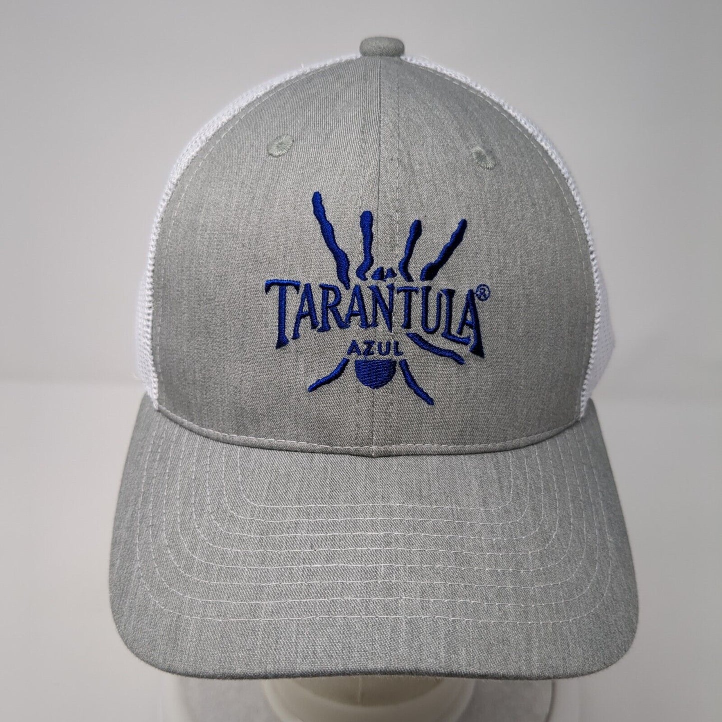 Tarantula Azul Snapback Trucker Hat Gray OS Adjustable Embroidered Mesh Back