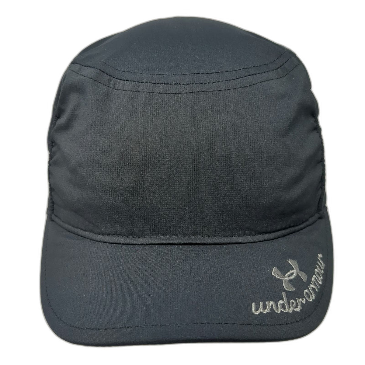 Under Armour Army Cap Black One Size Heatgear Slideback Logo Training Hat
