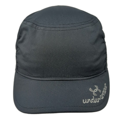 Under Armour Army Cap Black One Size Heatgear Slideback Logo Training Hat